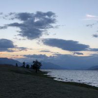 Sunset at Khoton Nuur in Mongolian Altai